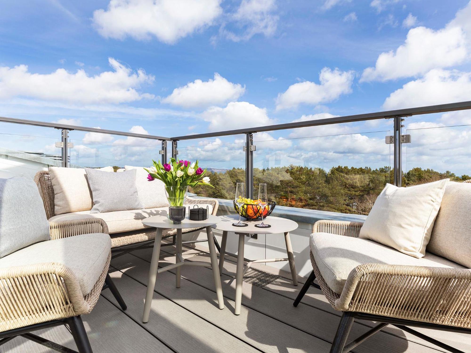 Fewo Prora - Deck54 Dachterrasse Binz Exteriér fotografie