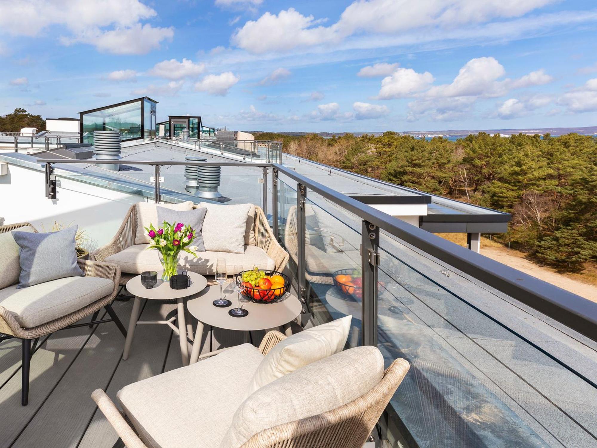 Fewo Prora - Deck54 Dachterrasse Binz Exteriér fotografie